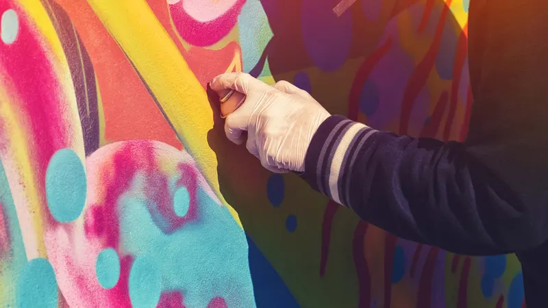 Graffiti-Malaktion bei mygraffitiworkshop