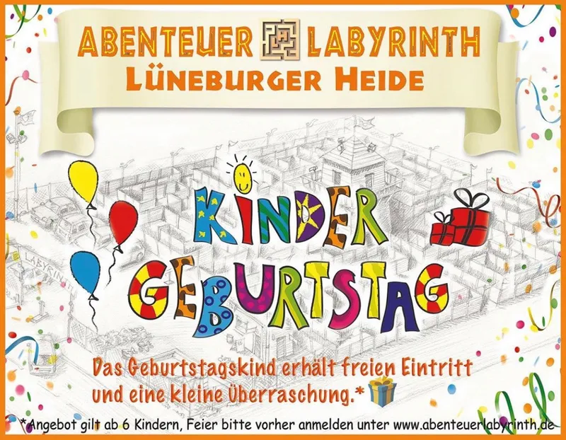 Abenteuerlabyrinth Lüneburger Heide in Bispingen