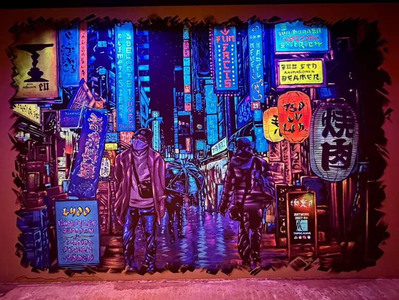 Foto der Einrichtung GlowingRooms 3D Schwarzlicht Minigolf