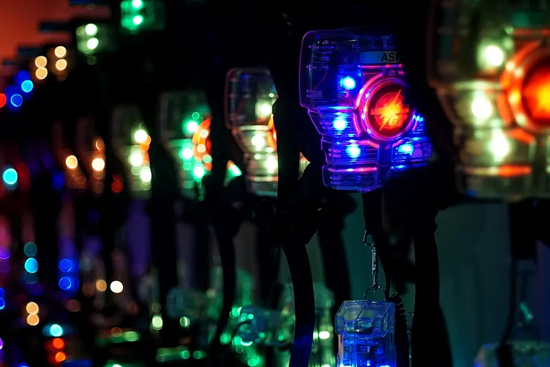 LaserTag-Arena der Fun Fabrik Leverkusen