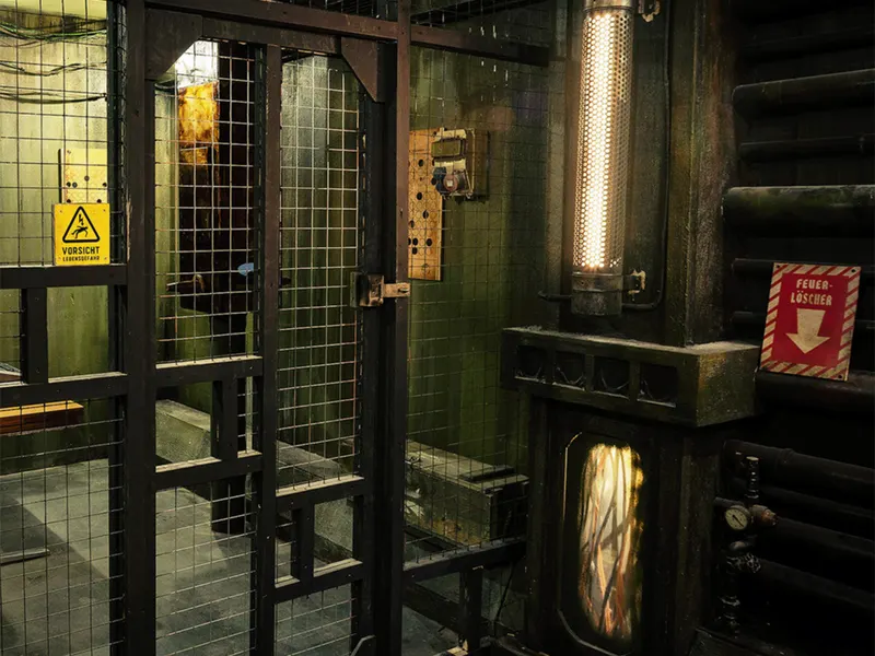 Innenansicht eines Escape Rooms bei Final Escape Rostock.