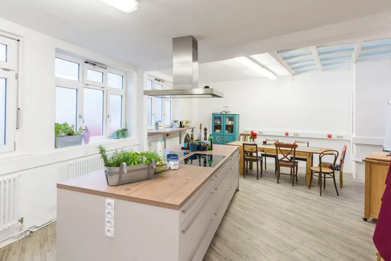 Küche des Kochstudios Kreativ Kochen Stuttgart