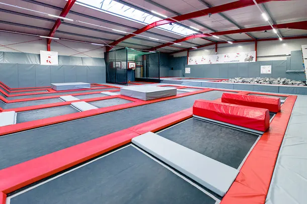 Trampolinhalle des Frankenhüpfers